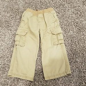 Toddler khaki cargo pants
